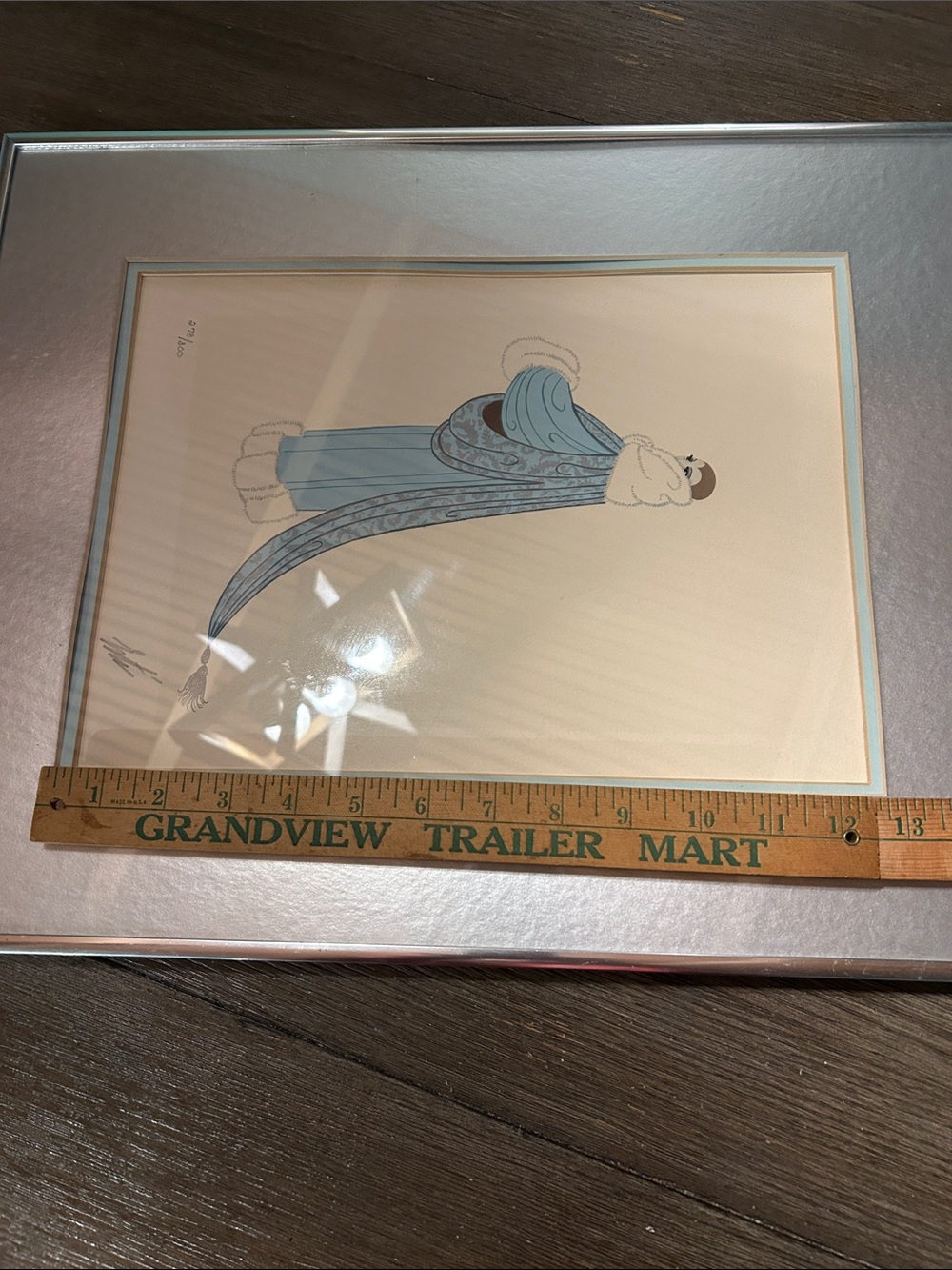 Erte Elegance Limited edition fashion lithograph signed and numbered please read - Picture 15 of 15